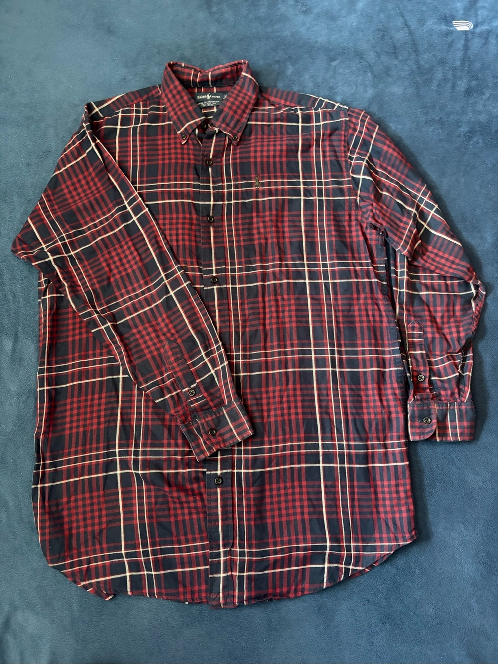 Vintage Polo Ralph Lauren Men’s Plaid Button Down Classic Fit Shirt